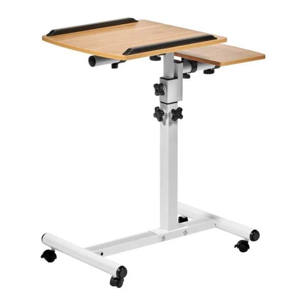 Купить Стол многофункциональный Palma 60x40x62-96см, светлое дерево, белый по низкой цене