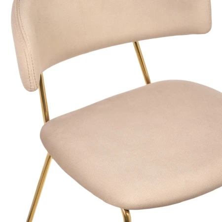 Купить Стул Elle латте с золотыми ножками RF 0780 по низкой цене