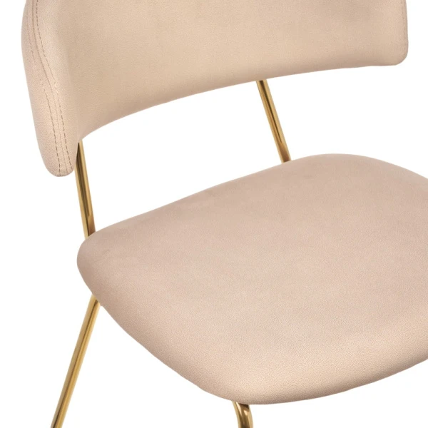 Купить Стул Elle латте с золотыми ножками RF 0780 по низкой цене