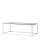 Журнальный стол 120*60 ТАУН серебро