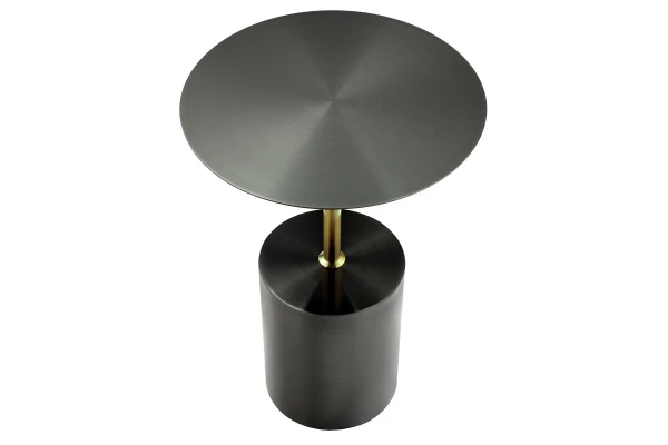 Купить Кофейный столик Solid диам.40см x 58см, чёрный, металл по низкой цене