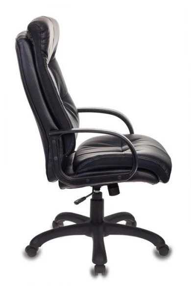 Кресло руководителя Бюрократ CH-824 черный эко.кожа крестовина пластик | Купить в КупиКресла.ру