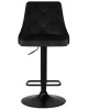 Купить Стул барный DOBRIN JOSEPH BLACK, черный велюр (MJ9-101) по выгодной цене для кафе, ресторанов и кухни