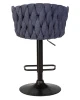 Купить Набор 2 шт Стул барный DOBRIN LEON, синяя ткань (LAR-275-29) в интернет-магазине КупиКресла.ру
