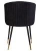 Купить Стул обеденный DOBRIN MARY, черный велюр (1922-21) в интернет-магазине КупиКресла.ру