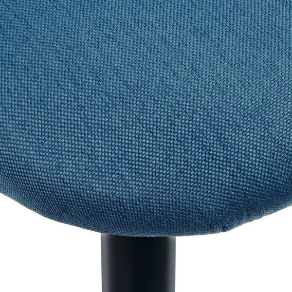 Купить Стул Cleo голубой с черными ножками по низкой цене