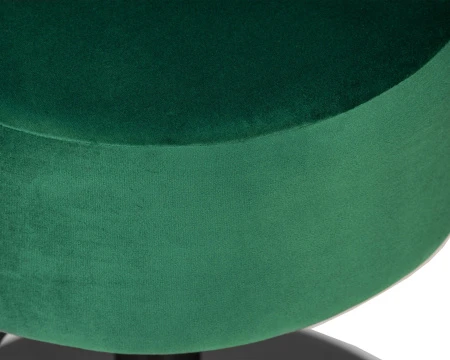 Купить Пуф DOBRIN DANNY BLACK, зеленый велюр (MJ9-88) в интернет-магазине КупиКресла.ру