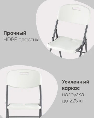 Стул складной пластиковый Кейт для посетителей и сотрудников фото