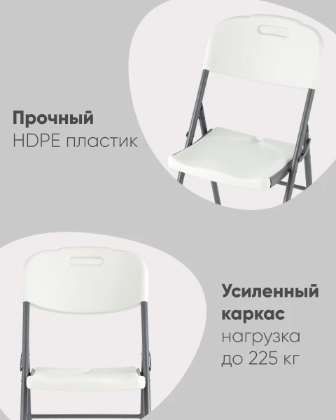 Купить Стул складной пластиковый Кейт по выгодной цене