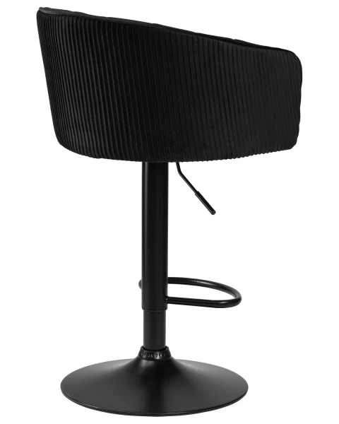 Стул барный DOBRIN DARCY BLACK, черный велюр (1922-21) для кафе, ресторанов и кухни