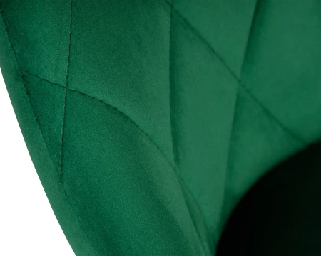 Купить Стул барный DOBRIN LOGAN BLACK, зеленый велюр (MJ9-88) по выгодной цене для кафе, ресторанов и кухни