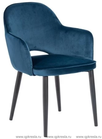 Стул Венера вельвет Сине-зеленый