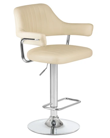 Купить Стул барный DOBRIN CHARLY, кремовый по выгодной цене для кафе, ресторанов и кухни