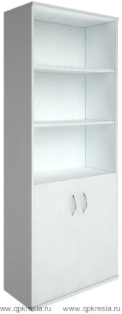 Шкаф высокий широкий (2 низкие двери ЛДСП) А.СТ-1.1