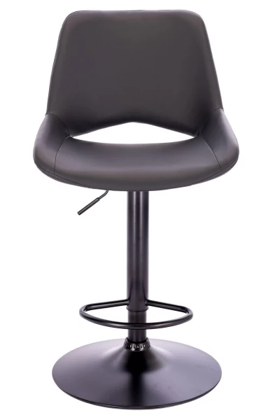 Барный стул Everprof Flash Экокожа Черный для кафе, ресторанов и кухни