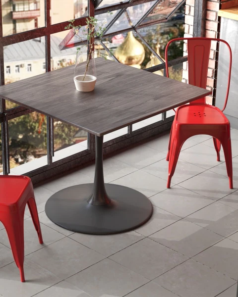 Купить Стул TOLIX красный глянцевый по низкой цене