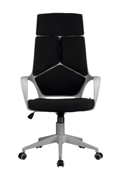 Кресло 8989 (серый пластик) (Ткань Черный)