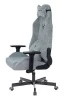 Кресла для геймеров - Кресло игровое Knight N1 Fabric серо-голубой Light-28 с подголов. крестов. металл