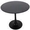 Купить Стол Tulip диам. 90см, черный по низкой цене
