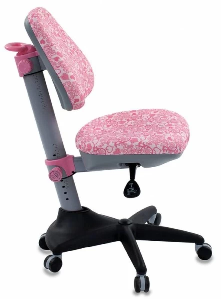 Кресло детское Бюрократ KD-2 розовый сердца Hearts-Pk крестовина пластик | Купить в КупиКресла.ру