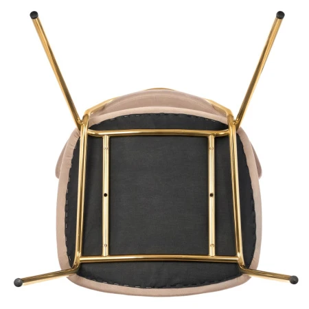 Купить Стул Elle латте с золотыми ножками RF 0780 по низкой цене