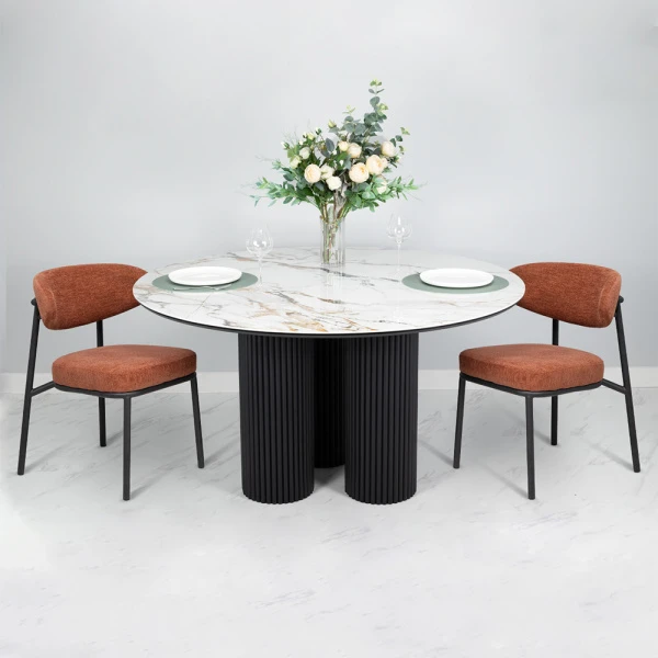 Купить Стол BRAVO 140х85х77 см керамогранит Calacatta Matt по низкой цене