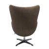 Купить Кресло EGG STYLE CHAIR латте, искусственная замша FR 0647 по низкой цене