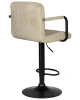 Купить Стул барный DOBRIN KRUGER ARM BLACK, бежевый вельвет (LAR-E2041-04) по выгодной цене для кафе, ресторанов и кухни