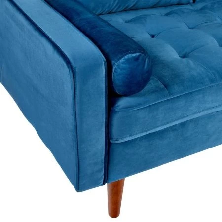 Купить Диван Scott двухместный синий по низкой цене