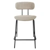 Купить Стул полубарный Ant букле латте по выгодной цене для кафе, ресторанов и кухни