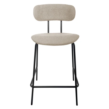 Купить Стул полубарный Ant букле латте по выгодной цене для кафе, ресторанов и кухни