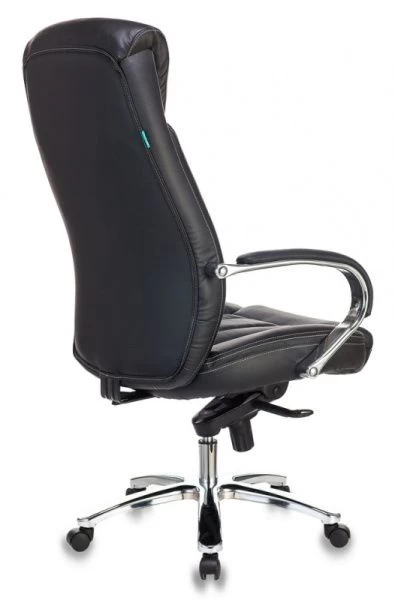 Кресло руководителя Бюрократ T-9922SL черный кожа крестовина металл хром | Купить в КупиКресла.ру