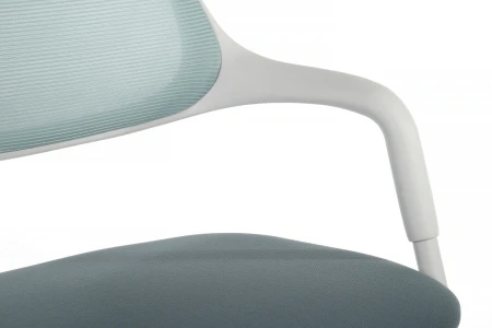 Офисные кресла - Кресло Scroll HY-813D Голубой/Серый