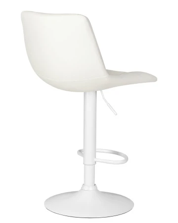 Купить Стул барный DOBRIN TAILOR WHITE, белый PU по выгодной цене для кафе, ресторанов и кухни