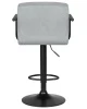 Купить Стул барный DOBRIN KRUGER ARM BLACK, серый велюр (MJ9-75) по выгодной цене для кафе, ресторанов и кухни