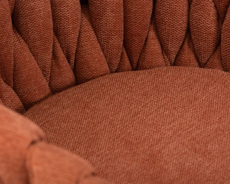 Купить Стул обеденный DOBRIN MATILDA, оранжевая ткань (LAR 275-27) в интернет-магазине КупиКресла.ру