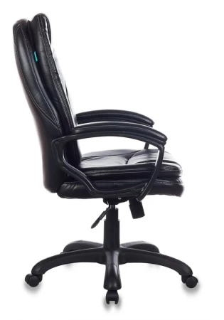 Кресла руководителя - Кресло руководителя Бюрократ CH-868LT черный эко.кожа крестовина пластик