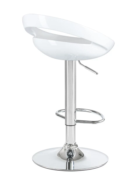 Стул барный DOBRIN DISCO, белый для кафе, ресторанов и кухни
