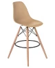Купить Набор 2 шт Стул барный DOBRIN DSW BAR, ножки светлый бук, цвет сиденья бежевый (GR-03) в интернет-магазине КупиКресла.ру
