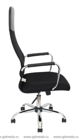 Кресла руководителя - Офисное кресло Кр-84 (Ткань-сетка Черный)