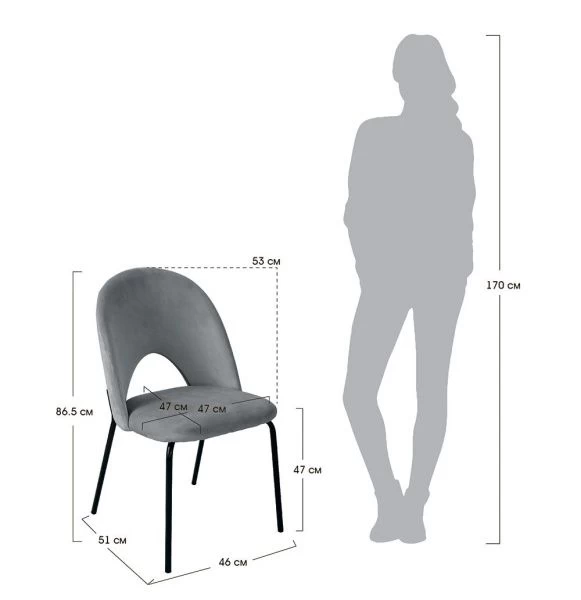 Купить Стул Olivia латте по низкой цене