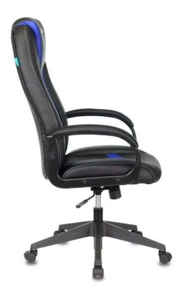 Кресло игровое Zombie VIKING-8N черный/синий искусственная кожа крестовина пластик | Купить в КупиКресла.ру