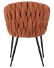 Купить Стул обеденный DOBRIN MATILDA, оранжевая ткань (LAR 275-27) в интернет-магазине КупиКресла.ру
