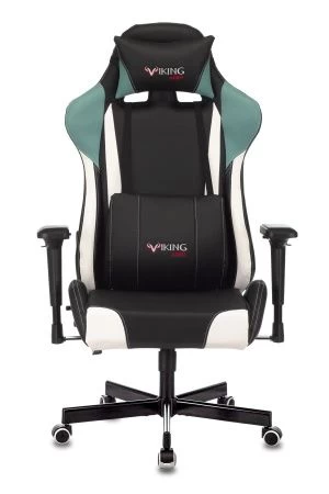 Кресла для геймеров - Кресло игровое Zombie VIKING TANK черный/серый/белый искусственная кожа с подголов. крестовина металл