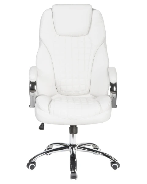 Офисное кресло для руководителей DOBRIN CHESTER, белый | Купить в КупиКресла.ру
