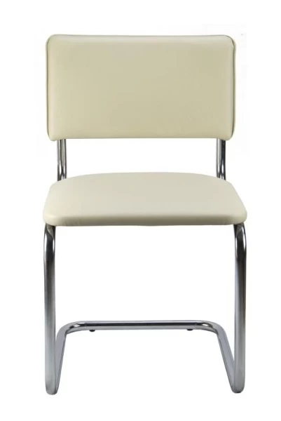 Купить Стул Сильвия 02S Бежевый/Металл Хром гальв. по выгодной цене