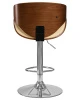Купить Набор 2 шт Стул барный DOBRIN KARTER, коричневое дерево, кремовый в интернет-магазине КупиКресла.ру
