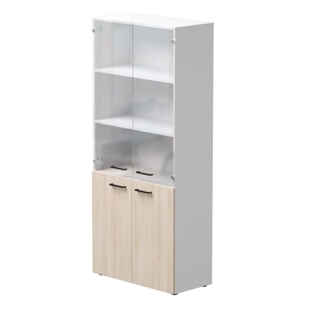 Шкаф комбинированный Everprof EVO (ЭВО) 800х383x1835 Белый/Дуб Соната