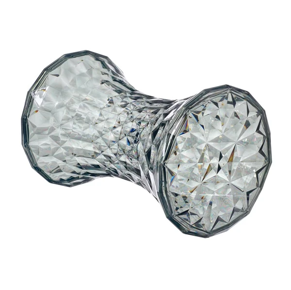 Купить Стул-пуф Stone прозрачный серый по низкой цене