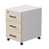 Тумба мобильная Everprof EVO (ЭВО) 406х540х608 Белый/Белый/Дуб Соната